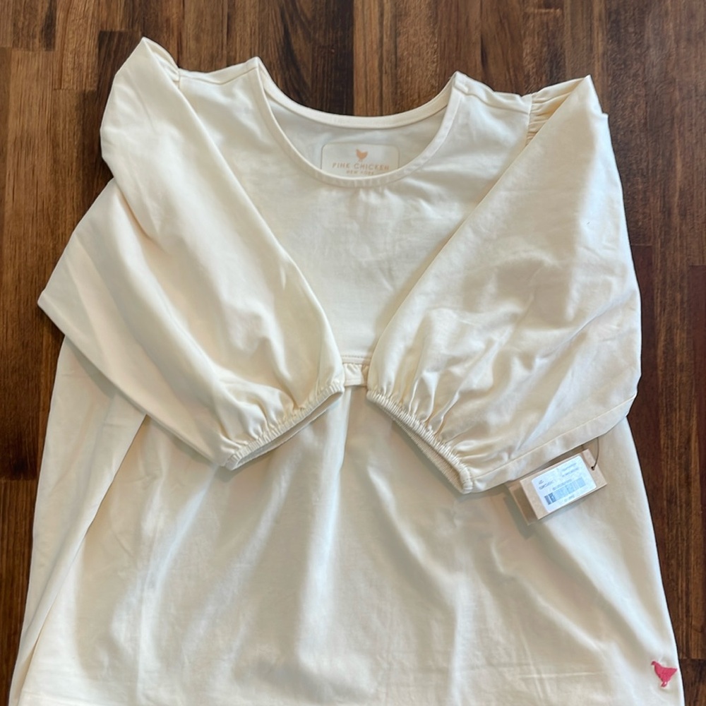 Pink chicken blouse